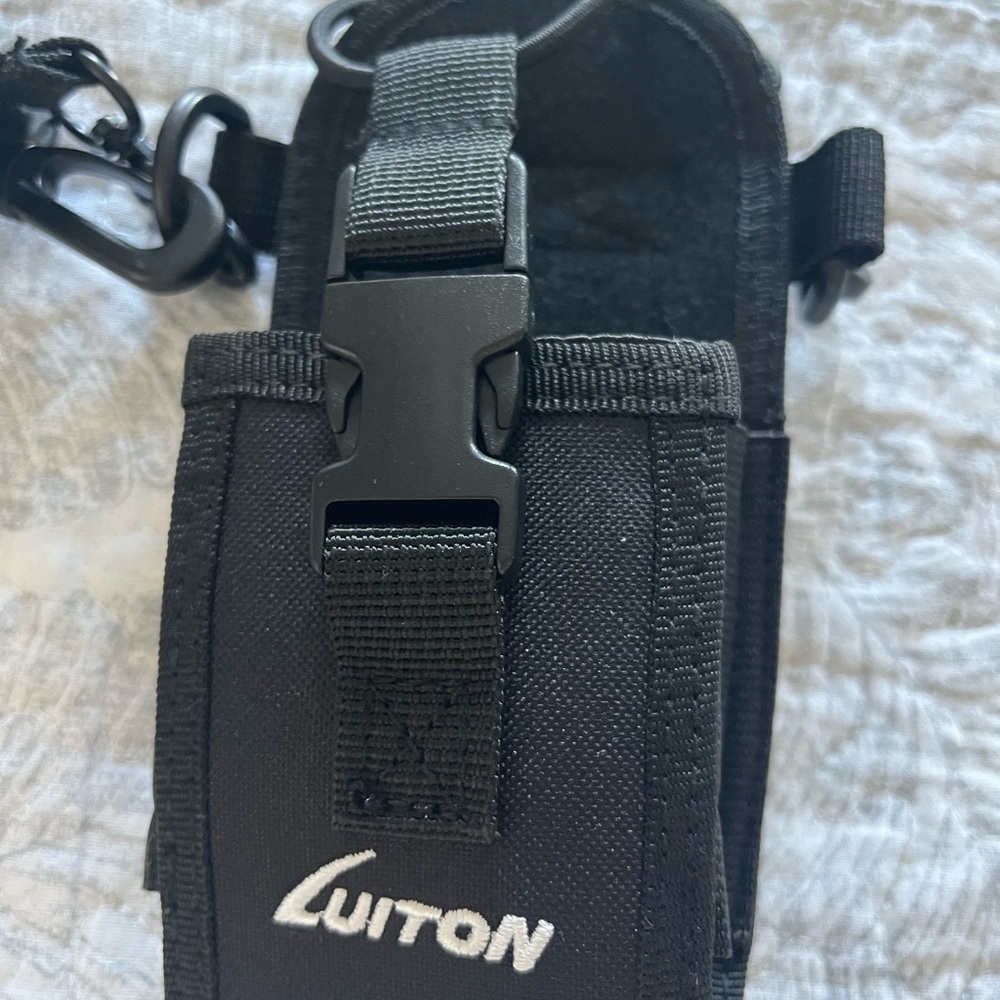 Black Crossbody Radio Holder - Picture 4 of 5